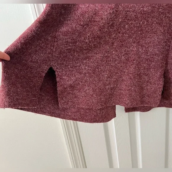 Mauve Soft Surroundings Belted Sweater Vest Size Large Petite - Picture 7 of 7